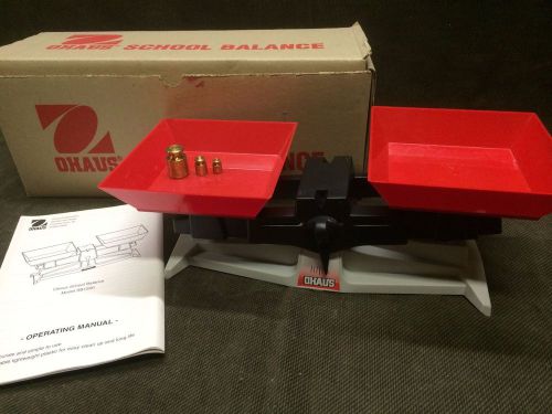 Ohaus School Balance Scale Model SB1200  With Weights