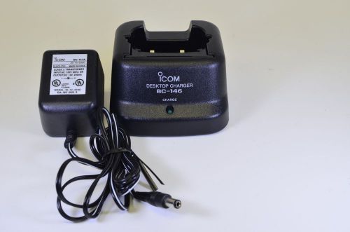 ICOM BC-146 DESKTOP CHARGER WITH POWER SUPPLY (USED)
