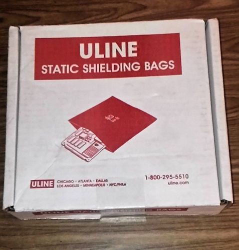 NEW Uline Static Shielding Bags 3 x 5 Box of 100