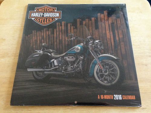 16-Month 2016 Genuine Harley-Davidson Wall Calendar
