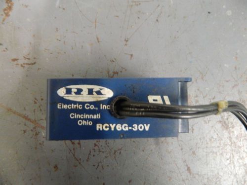 R-K Electric Co., Inc. RC Network, # RCY6G-30V, Used, Warranty