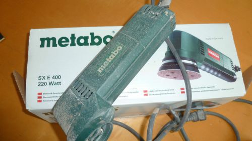 Metabo SXE400 2A 220W 5000 TO 10,000 RPM USED NOT WORKING metabo sander