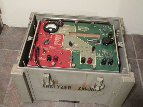 ZM-3 A/U      Capacitor Tester        Vintage    ( w/ case )    Clean Well Kept