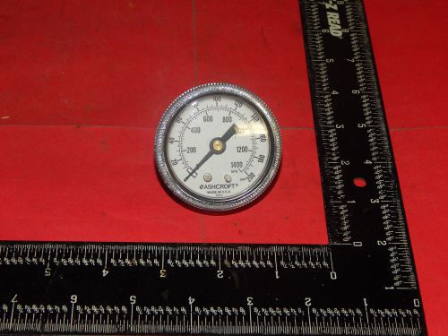 Ashcroft 250005-185 pressure gauge 0-200psi 0-1400kpa (3.25)3-1/4&#034;in od for sale
