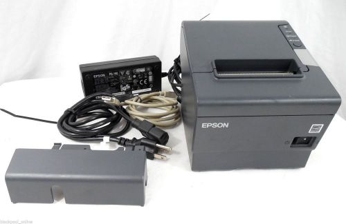 Epson TM-T88V M244A POS Thermal Receipt Printer with Power Adapter USB Serial