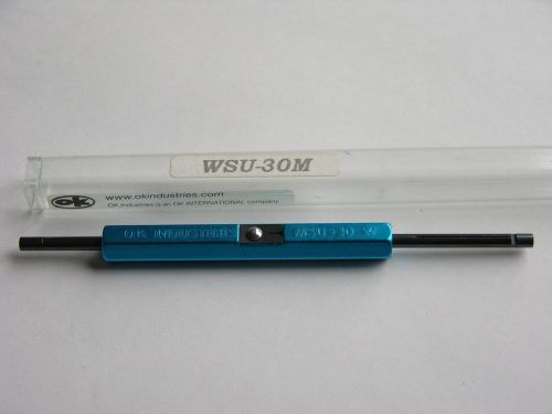 OK INDUSTRIES WSU-30M Wrap/Strip/Unwrap Tool, 30 AWG, Blue