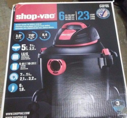shop vac 6 gal wet/dry vacuum NEW!!