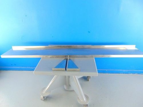 81&#034;x 12&#034; stainless steel shelf/tray serving line for sale