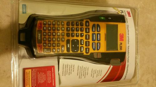 3m pl200 portable rugged industrial comercial labeler factory sealed new