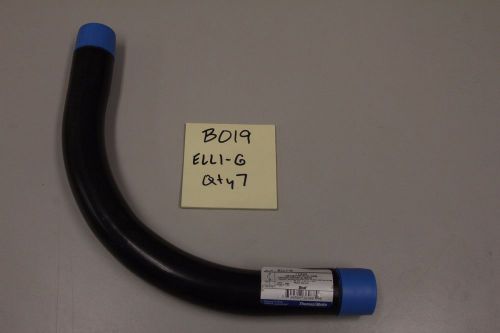 (3) 1&#034; Ocal PVC Coated 90 degree Elbow conduit ELL1-G *LOT OF 3*