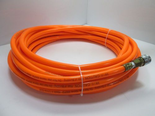 Hose W/ Quick-Disconnect Socket and Plug, Max Pressure: 200psi, 49&#039; Long, 3/8 ID