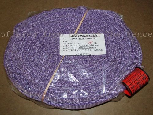 Two Ace Industries Twintex Round Sling ERS1 Z New 14 Foot