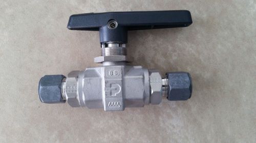 Parker ball valve 8z(a)-b8lj-ssp   lot of two for sale