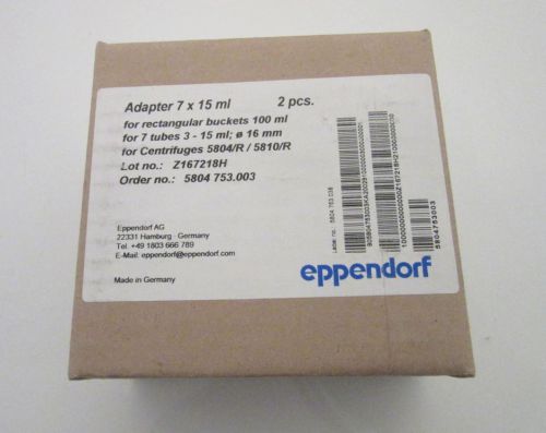 Eppendorf 7 x 3-15ml adapters, cat. # 022637568 for sale