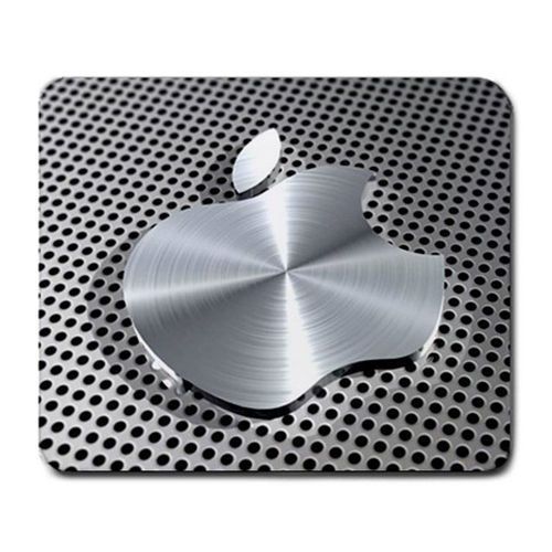 New Apple Mac Alluminium Logo Carbon Gaming Mouse Pad Mousepad for gift