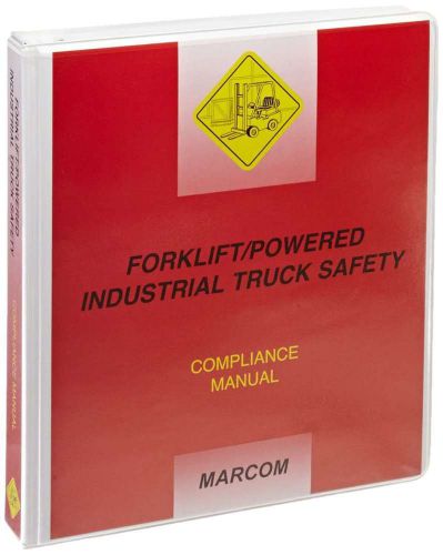 Marcom forklift/powered industrial truck safety compliance manual, new for sale
