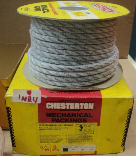 ( 5 LBS ) CHESTERTON MECHANICAL PACKING COUNTERFLOW 2074   5/16&#034; 8mm