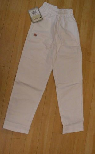 DICKIES WHITE CHEF PANTS CW050301 (CW050301A) ECONOMY
