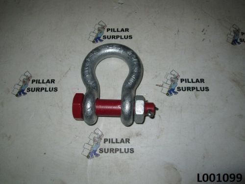 Crosby 3/4&#034; g2130 bolt type 4.75 ton anchor shackle 1019515 for sale