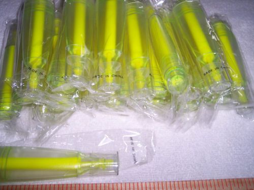 24 SEE THRUE HIGHLIGHTERS ALMOST 5 1/2 LONG WHOLESALE BULK LOT DEAL FOR OFFICE