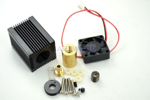 Laser Module Housing 33x33x50mm for 5.6mm TO-18 LD with Glass Lens &amp;Fans