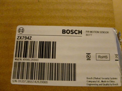 Bosch ZX794Z  Long Range PIR Motion Detector w/ built in Poppit addressable