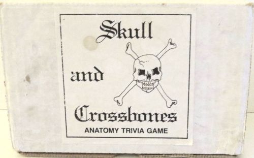 Vintage skull and crossbones anatomy game medical school students for sale