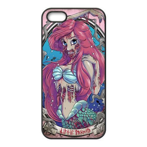 ariel little mermaid zombie Cover Smartphone iPhone 4,5,6 Samsung Galaxy