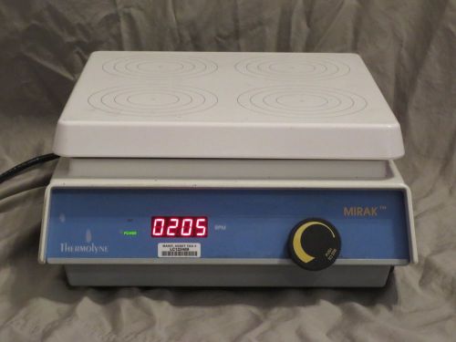 Barnstead thermolyne mirak digital four position magnetic stirrer plate # s73135 for sale