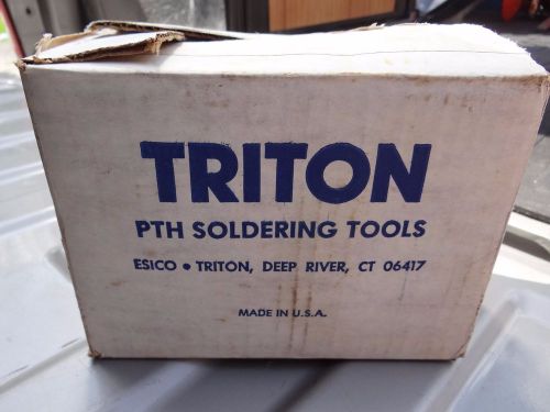 Triton Soldering Tool Handpiece,Pedal &amp; Transformer Model JLA NEW IN BOX