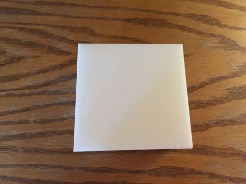 WHITE DERLIN BLOCK 4 1/8 x 4 1/8  x 2 1/2 CNC Machining