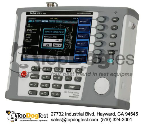 New protek a434l cable &amp; antenna analyzer, 5mhz to 4ghz, s331d, s331e, s331l for sale