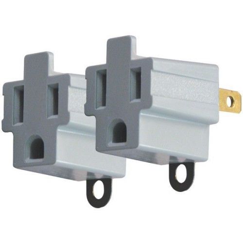 Axis 45086 3-Prong to 2-Prong Electrical Adapters - 2 Pack