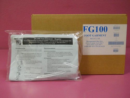 NEW Case 10 Huntleigh Flowtron FG100 Foot Garment-Size Regular (20 Avl)