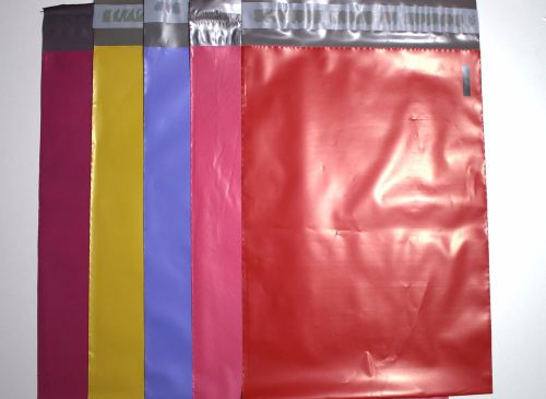 100 mixed color 7.5x10.5&#039;&#039; Poly Mailers Shipping Supplies (20pcs/color)