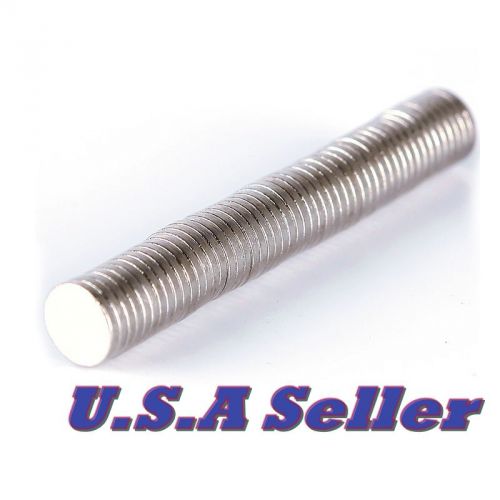 50pcs 6mm x 1 mm Strong Small Round Disc Rare Earth Neodymium Magnets N35 USA