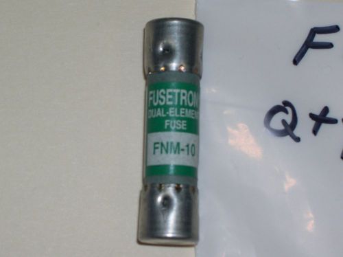 BUSS, 10A TIME DELAY FUSES , FNM-10, LOT OF 3