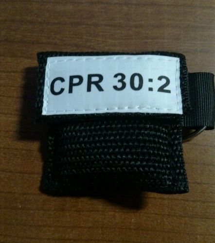 CPR Keychain Mask - black