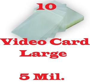 (10) 4-1/4 x 6-1/4 Laminating Pouches Sheets Photo Index Card  5 mil