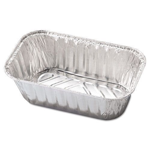 Aluminum Baking Pan, #1 Loaf, 5 23/32 x 3 5/16 x 2 1/32, 200/Carton