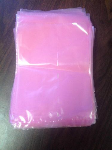 New Lot of 100 Anti-static Bags 6&#034; x 8&#034; 2 Mils Pink Poly Open Ended Hard Drive