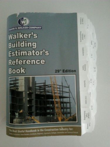 Walker&#039;s Building Estimators&#039;s Reference Book 29th Edition