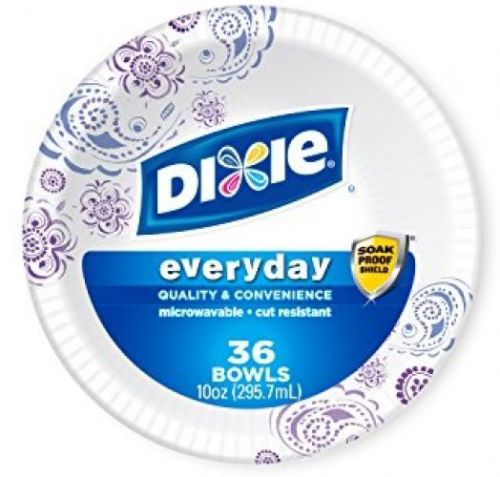 Dixie Heavy Duty Paper Bowls, 36 Count (Pack Of 4)