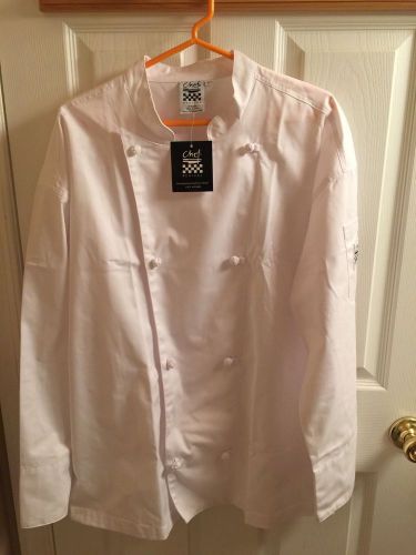 Chef Revival Knife And Steel Cloth Knot Button New Sz Large