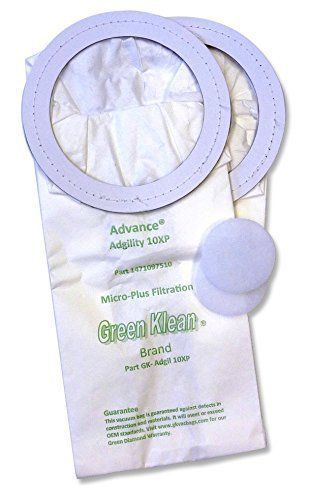Green Klean GK-Adgil10XP Replacement Vacuum Bags Pack of 100