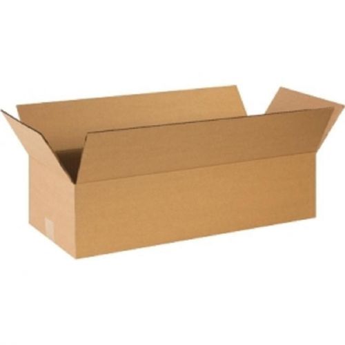 Corrugated cardboard flat shipping storage boxes 24&#034; x 10&#034; x 6&#034; (bundle of 25) for sale
