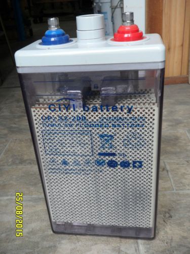 Single cell 2v  200a deep cycle battery transparent tubular flooded vrl longlife for sale