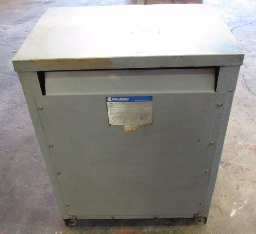 Challenger type c rise dry type transformer cat.#752-415 75 kva 3 phase for sale