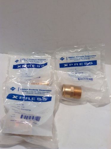 Quantity (3) one-1/2&#034; Copper Male Adapter &amp; two 1/4&#034; Copper Male Adapter