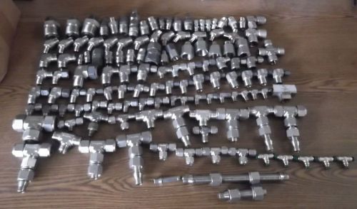 106 fittings (parker, swagelok, and other brands) for sale